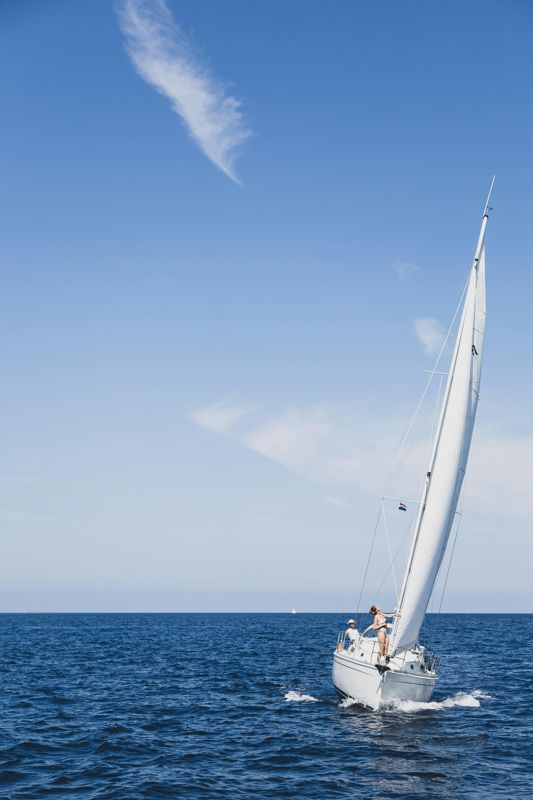 The sailboat Lela Kay